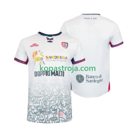 Billiga Fotbollströjor Cagliari Borta tröja 2025/26 Kortärmad